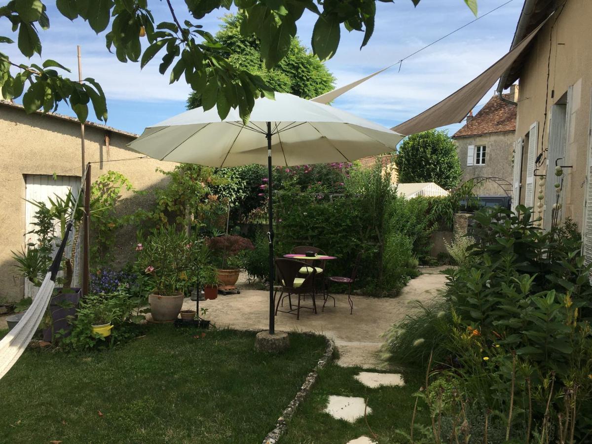 Chez Fred Avec Vue Sur Le Chateau Angles-sur-lʼAnglin Exterior foto
